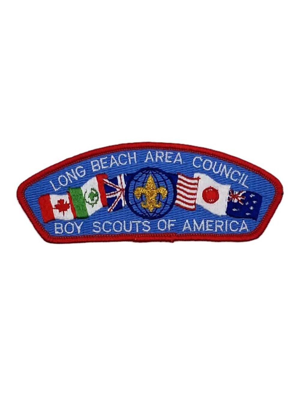 Long Beach Area Council BSA Shoulder Patch CSP Boy Scout Patch Flags New 5 x 2